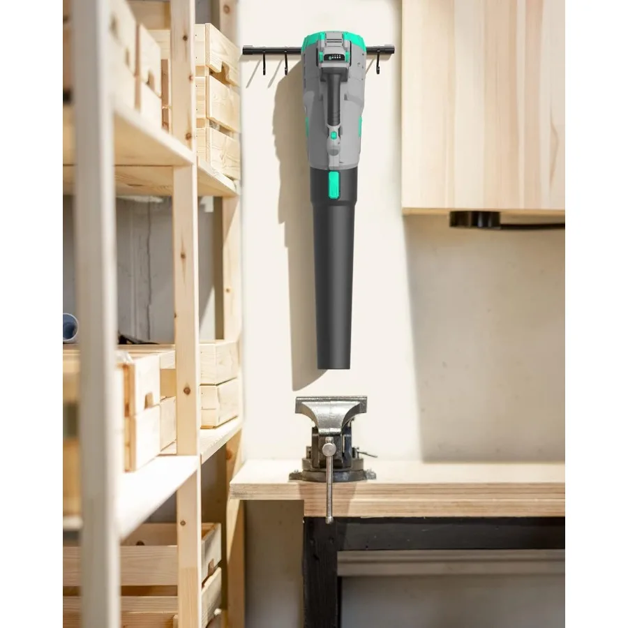 منفاخ أوراق شجر لاسلكي 20 فولت مع 350 درجة مئوية و85 ميلا في الساعة وسرعات متغيرة لبطارية إزالة الغبار والثلج بكفاءة مع