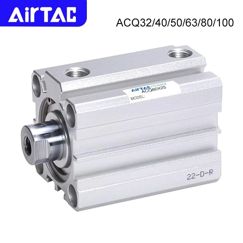 

AIRTAC ACQ32/40/50/63/80/100 Пневматический компактный цилиндр с внутренней резьбой, ход 5, 10, 15, 20, 25, 30, 35, 40, 45, 50, 60, 70 75 двойного действия