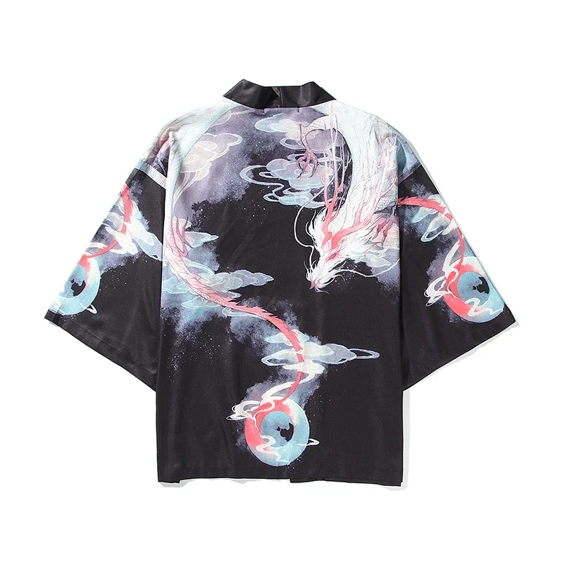 2025年新作 龍柄 日本伝統着物 日本クラシック虎柄 メンズカーディガン アウトドアレジャー 原宿風 羽織