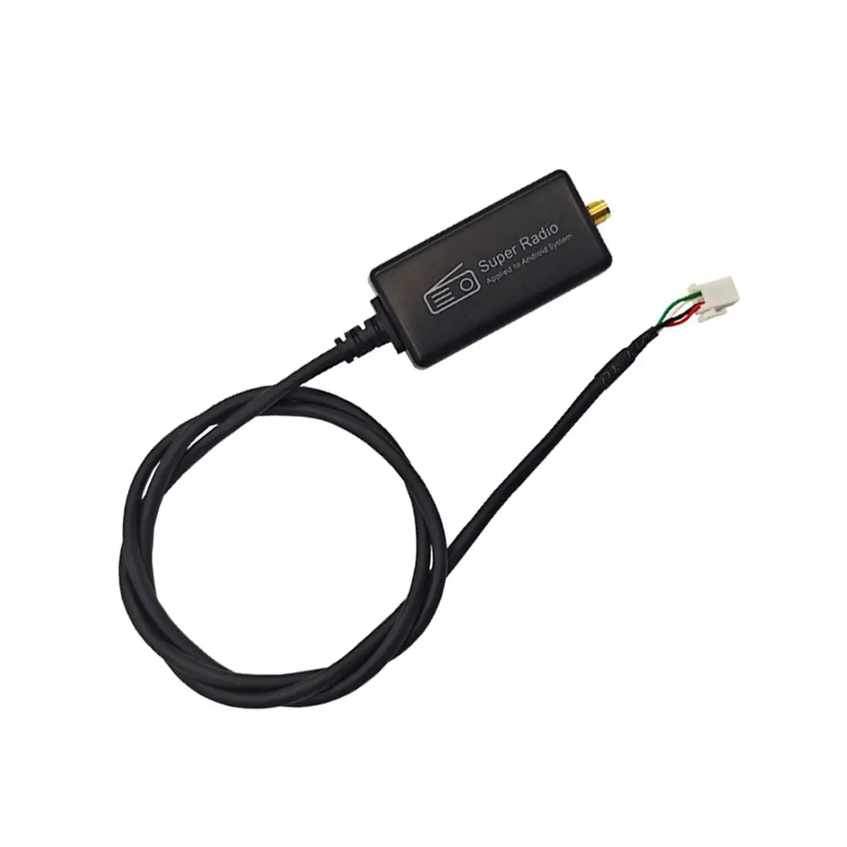 Super Car Radio AM/FM Stereo Adapter Receiver 4P Female Plug Stick Box Applied to for Android System