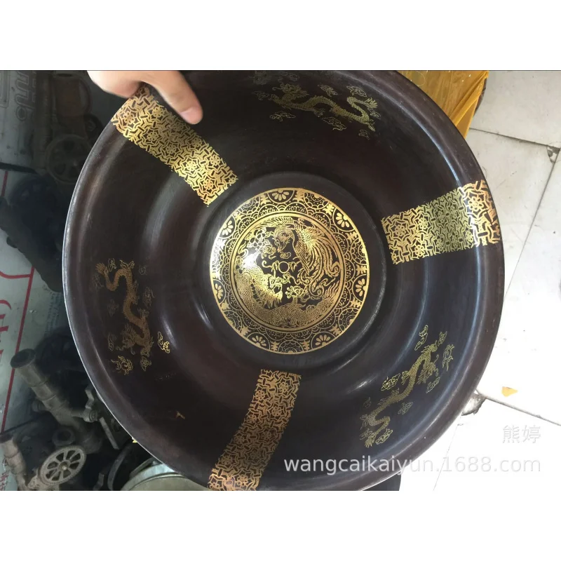 Wholesale Antique Handmade Copper Household Thickened Bath Face Wash Retro Basin Foot
