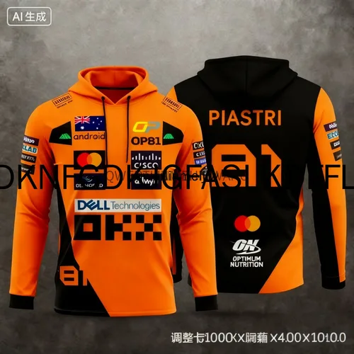 Nueva colección Lando Norris Otoño/Invierno 2025: la combinación perfecta de sudaderas con capucha de estilo de carreras y ropa para deportes extremos