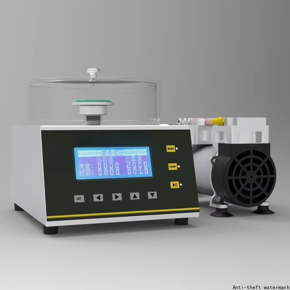 KS Factory Supply Laboratory Desktop High Speed Spin Coater /compact Coater of Manual Type With Vacuum Pump
