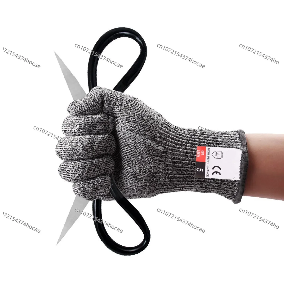 1 set of Grade 3 Grade 5 Cut-proof Gloves, Food Grade Wearresistant Cut-proof Stab-proof Dip Gloves, Wholesale