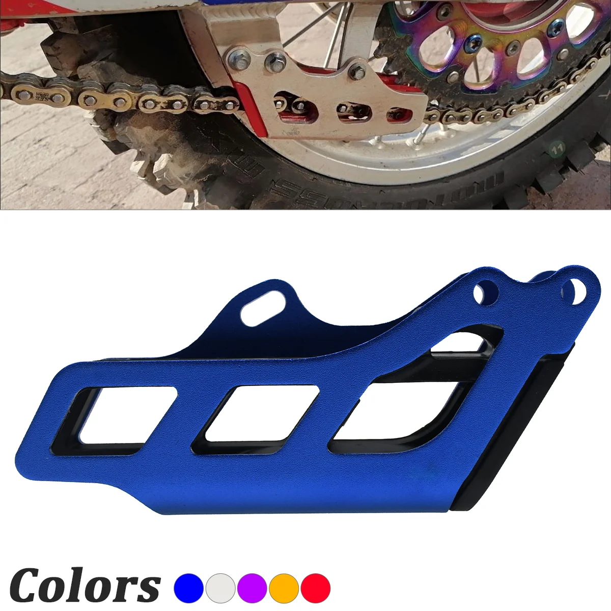 

Motorcycle Chain Guide Guard For Honda CRF 250 450 125R 250R 250X 250RX 450R 450X 450RX 450L 450RL 2005-2021 Dirt Bike Motocross