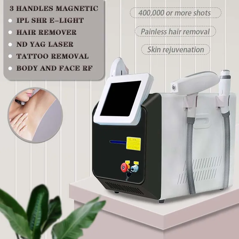 ADG Advanced Version 3in1 OPT Laser Painless Hair Removal Beauty Machine Tattoo Removal Skin Repair Beauty Equipment