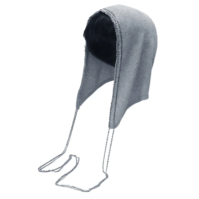 Crochet Openwork Pullover Hat Bohemian Design Breathable Polyester Yarn