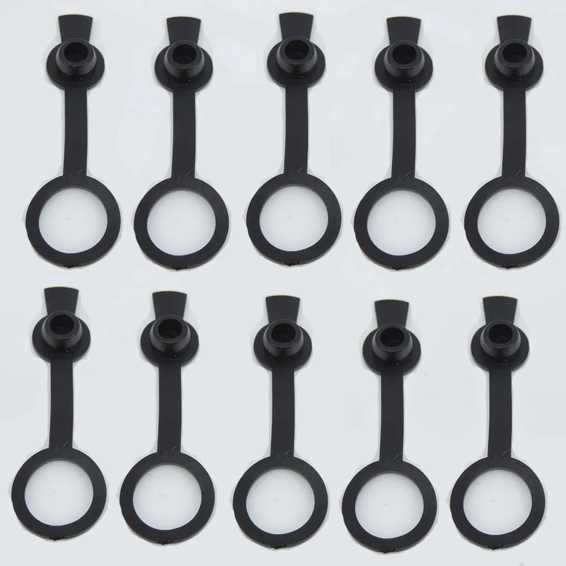 10pcs/LOT Waterproof Cap DC099 5.5 Mm X 2.1mm DC Power Jack Socket Female 11MM 5.5*2.1 5.5*2.5MM Dustproof Cover