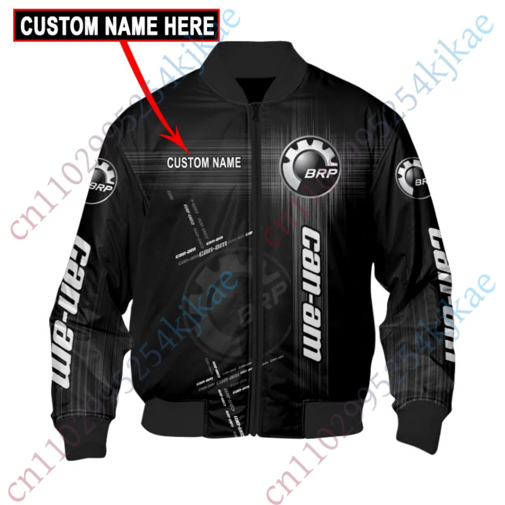 

Can-am Jackets For Men's Clothing Thick Coat Harajuku Baseball Uniform Lightweight Bomber Jacket Hip Hop Windbreaker Streetwear
