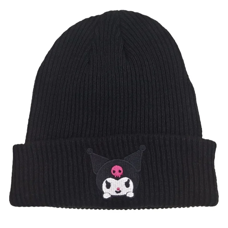مرحبا كيتي كورومي محبوك قبعة Kawaii سانريو المطرزة بيني قبعة الكرتون ميلودي سينامورول الحرارية قبعة لطيف هدايا للفتيات