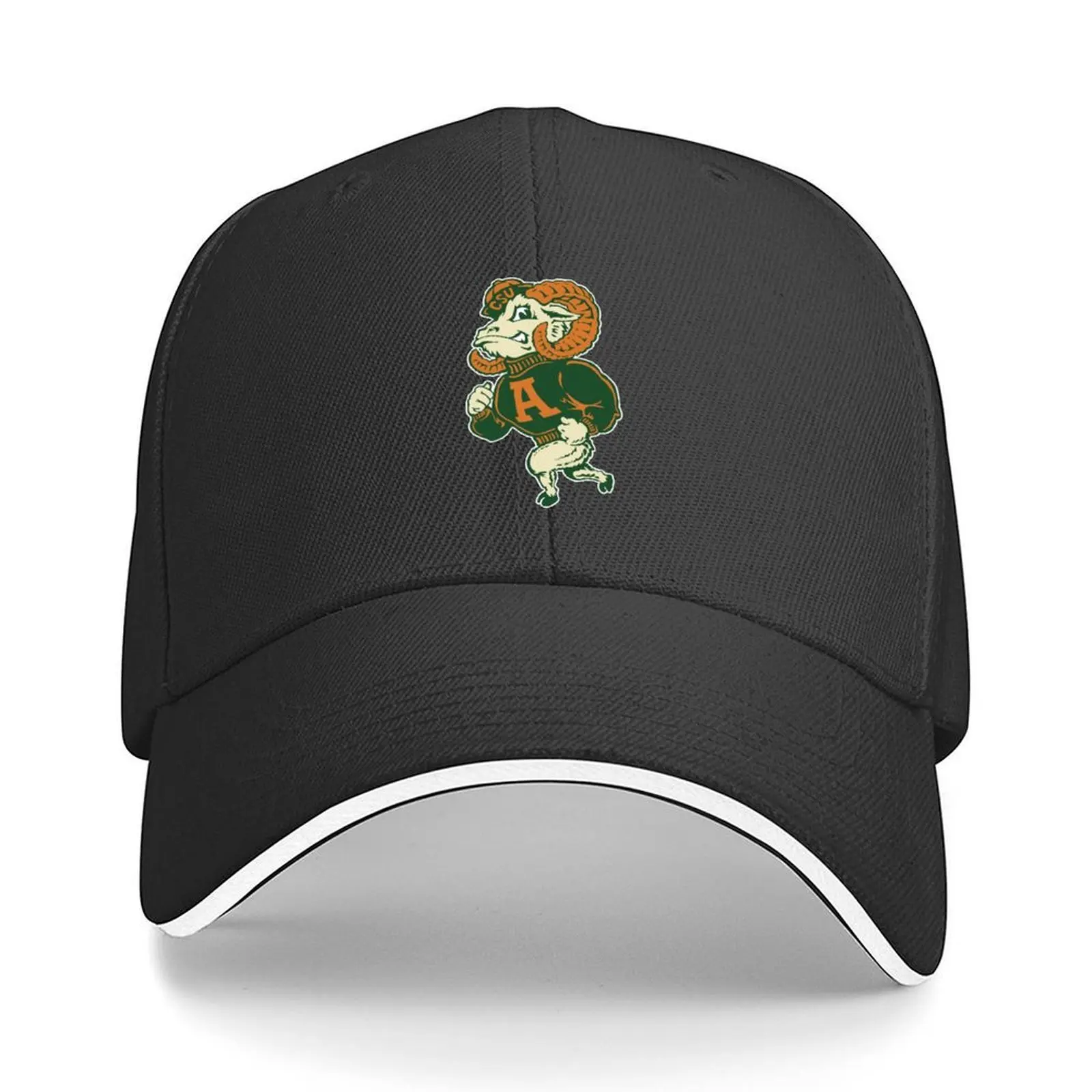 

Vintage Colorado State University Aggies Logo Design Baseball Cap derby hat Mountaineering Sports Cap party Hat Golf Women Men's