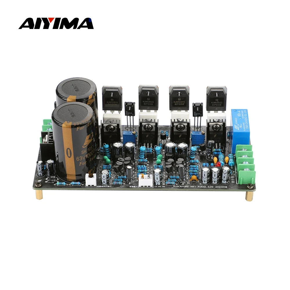 

AIYIMA ONsemi Tube Amplifier Board 150W+150W HiFi Dual Channel Audio Amplifiers Sound Power Amplificador UPC1237 Speaker Protect