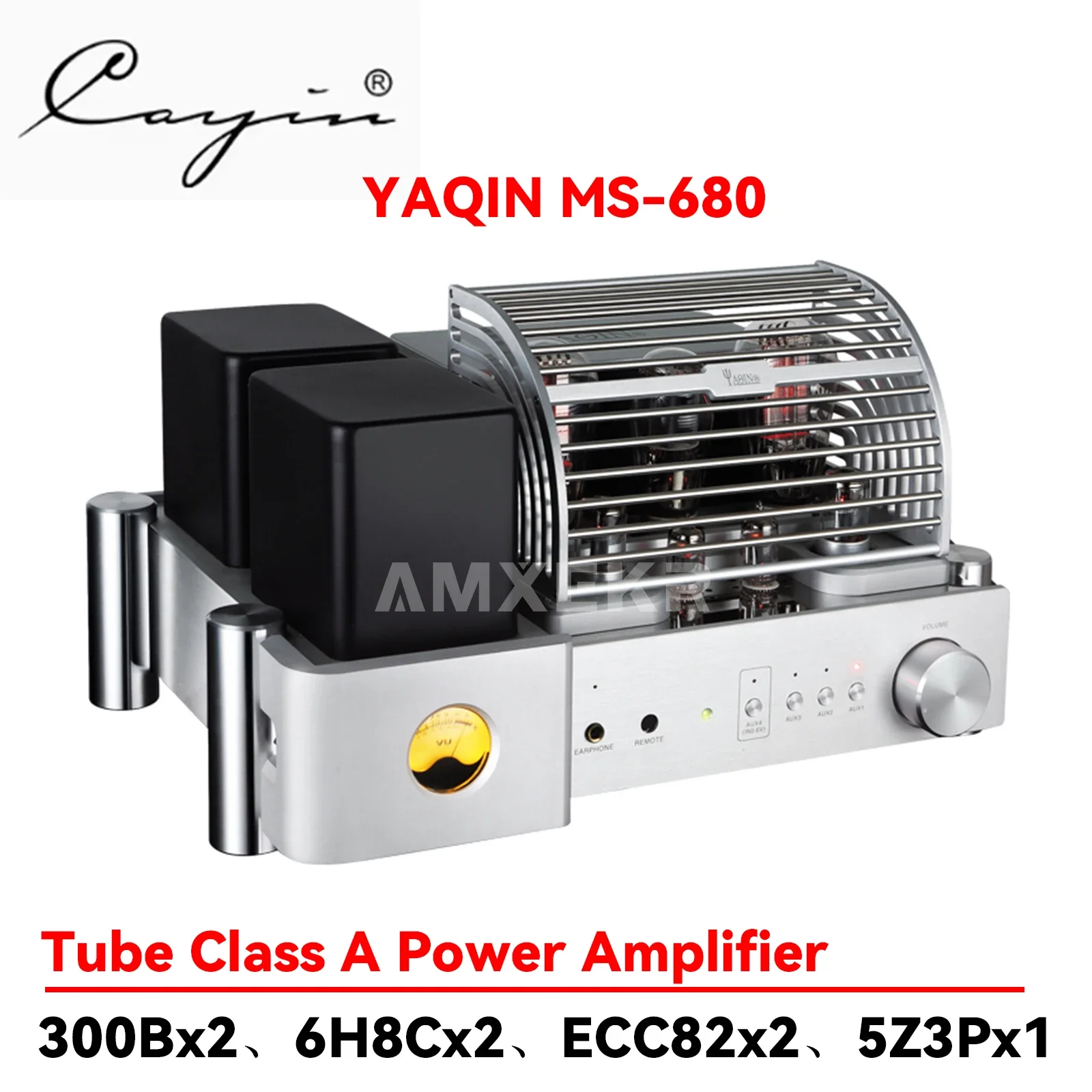 YAQIN MS-680 300B Tube Amplifier Class a 8.5W X 2 Single-ended Audio Power Amplifier Upgraded Version