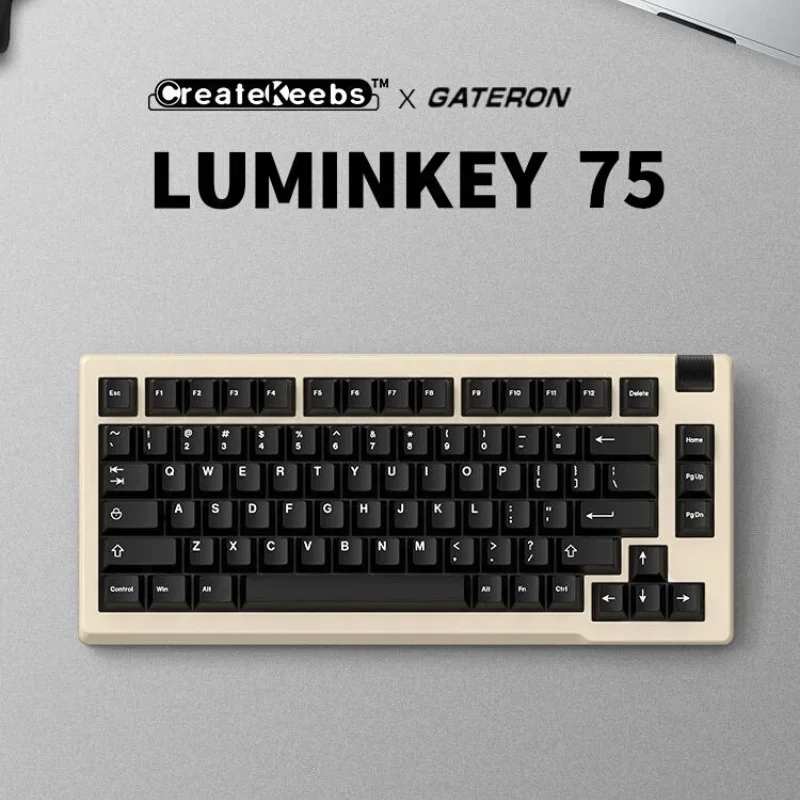 

Механическая клавиатура Luminkey75 молочно-белая под заказ, полностью алюминиевая оболочка, полностью закрывающая клавиши, набор готовых изделий с горячей заменой