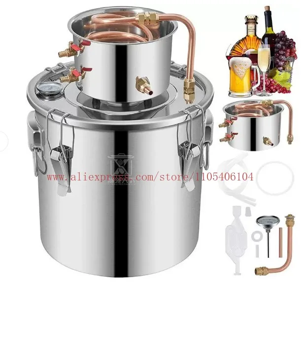 Stainless Steel Distillation Sealed Barrel Household Brewing Equipment Instrument Parts & Accessories