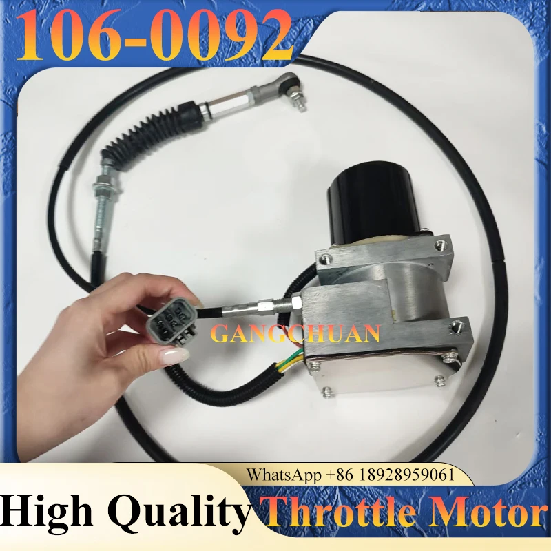 Hoge Kwaliteit Graafmachine Deel Gasklepmotor Enkele Kabel106-0092 voor E320 E320L E320N