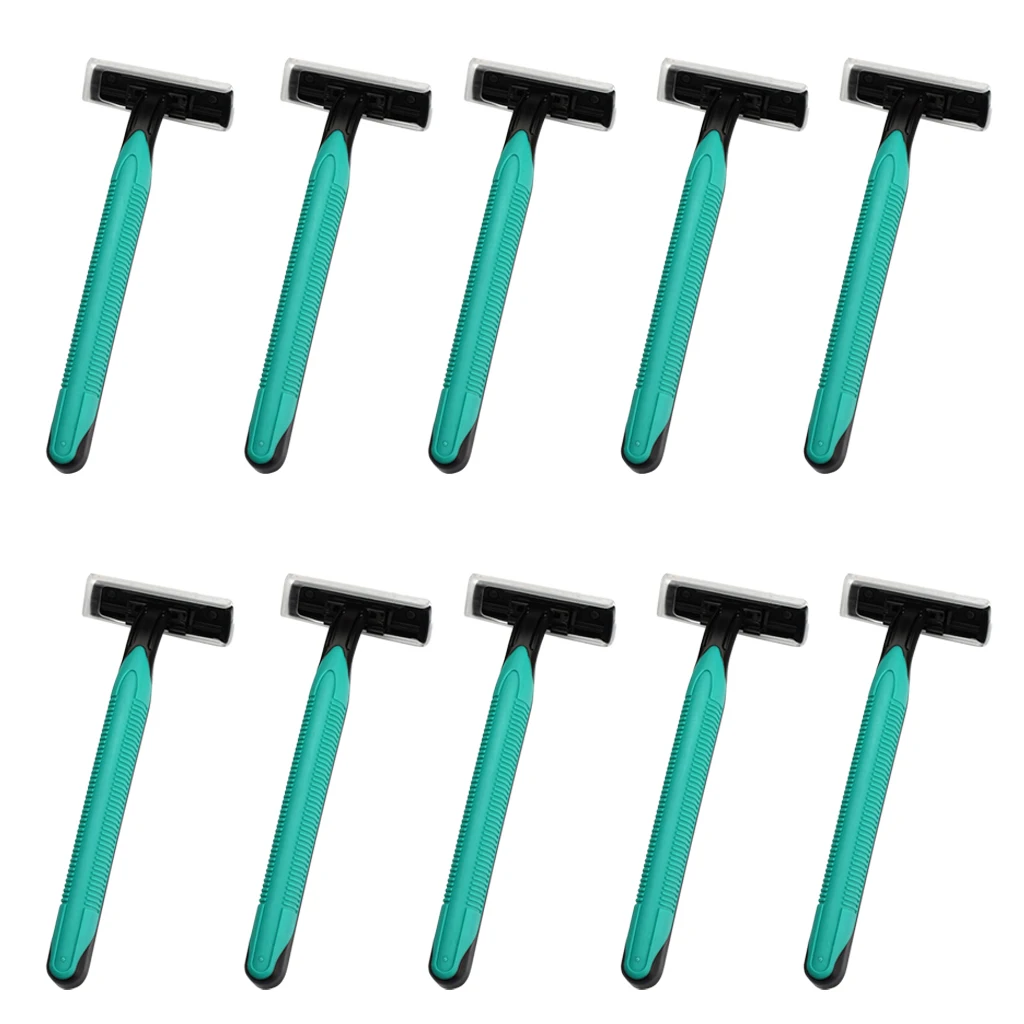 

Men's Razor Twin Blade Plastic Shaver Body Hair Trimmer Safety Disposable Razor for Travel and Home