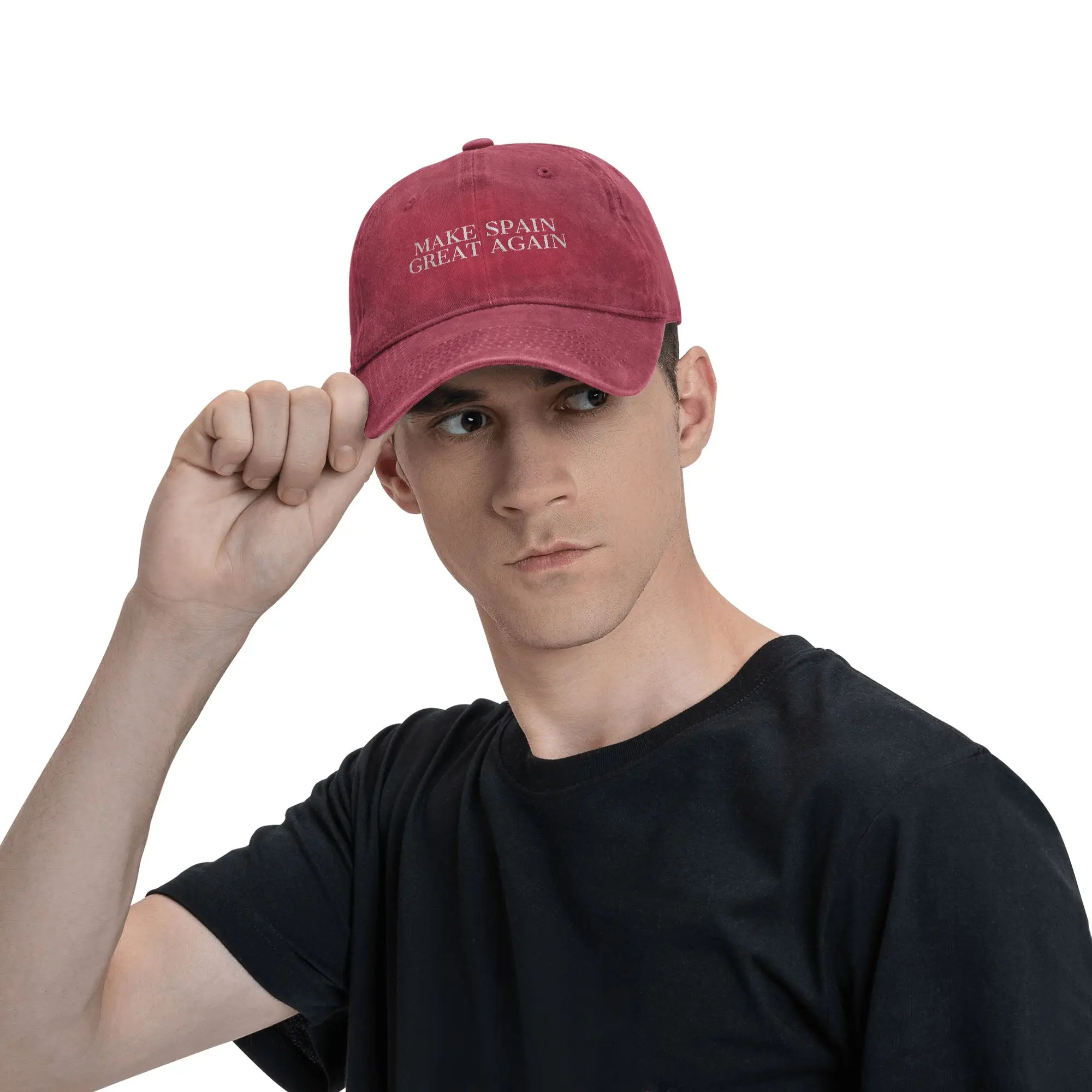 Make Spain Great Again  Baseball Caps Merch For Unisex  Adjustable Trucker Hat
