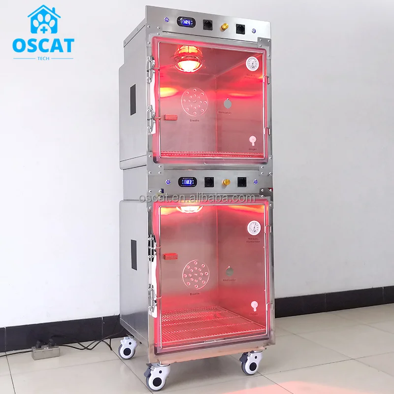 

OSCAT Veterinary Glass Vet Clinic Cage With Cage Veterinary Equipment Stainless Steel Dog Cages and Dog Kennel