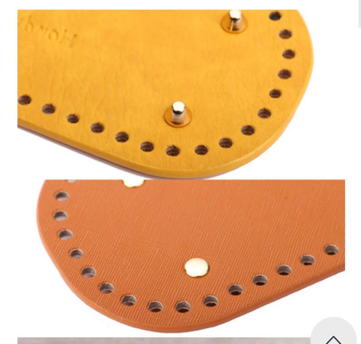 Fast Shippment Oval /Round Bottom for Knitted Bag Leather  Accessories Handmade Bottom with Holes Diy Crochet Bag Bottom  Base