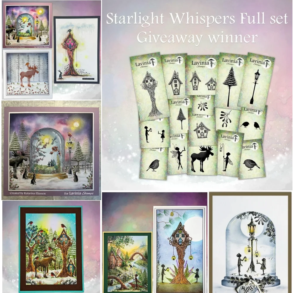 

Starlight Whisper Collection Christmas New Clear stamps for DIY Greeting Card Making Scrapbooking Craft Paper Decoration
