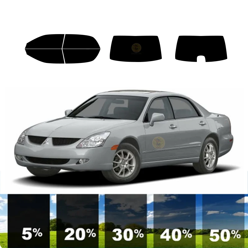 precut Removable Window Tint Film For Car 100% UVR 5%-35%VLT Heat Insulation Carbon ﻿For MITSUBISHI DIAMANTE 4 DR SEDAN1997-2005