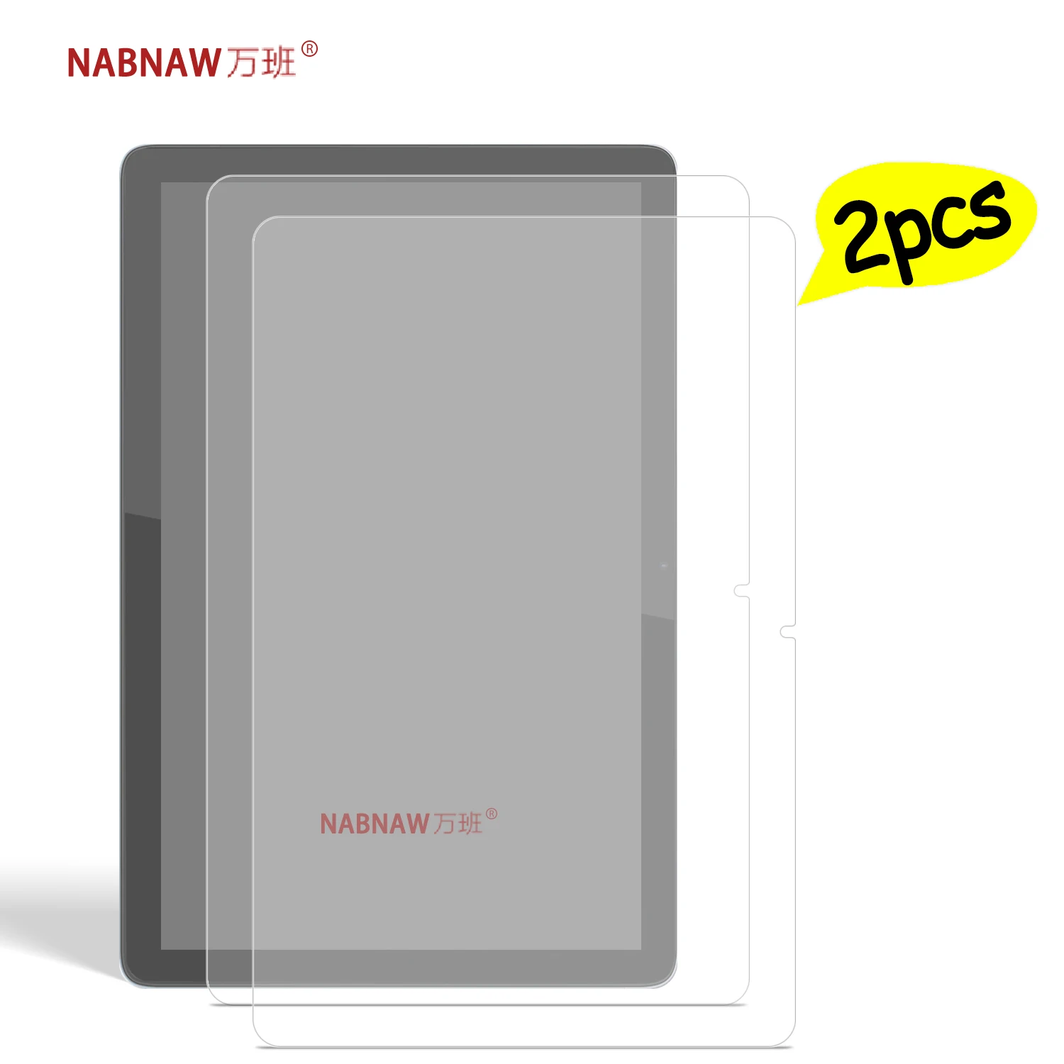 

2 Pieces Full HD Tempered Glass Film Screen Protector For Pritom Tab 11 10.1-inch Anti Scratch Oil-Coating Cover