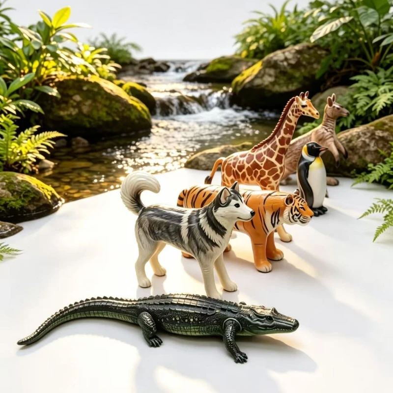 Large Inflatable Jungle Animal Balloons, Safari Animal Theme Birthday Party Decorations for Home DIY Birthday Decor
