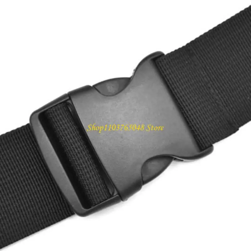R53E Luggage Safe Strap Adjustable Packing Strap Belt Travel Luggage Strap with Quickly Release Buckles Luggage Accessories