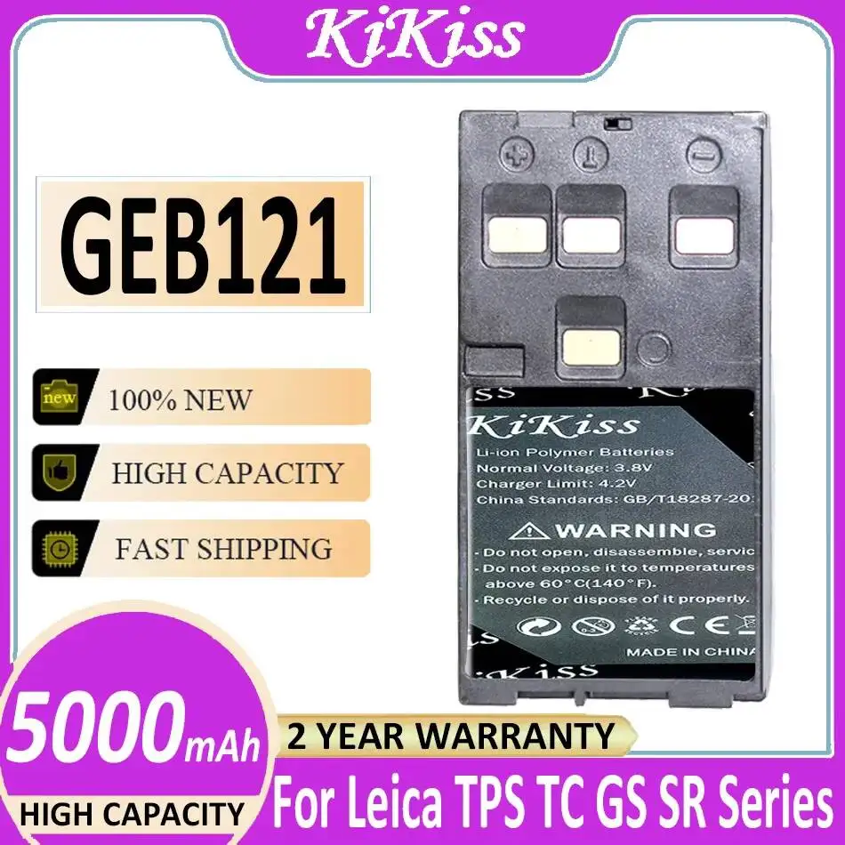 

Аккумулятор GEB121 5000 мАч для тахеометров Leica TPS TC GS SR: высокая емкость, длительное время работы, для измерительных приборов