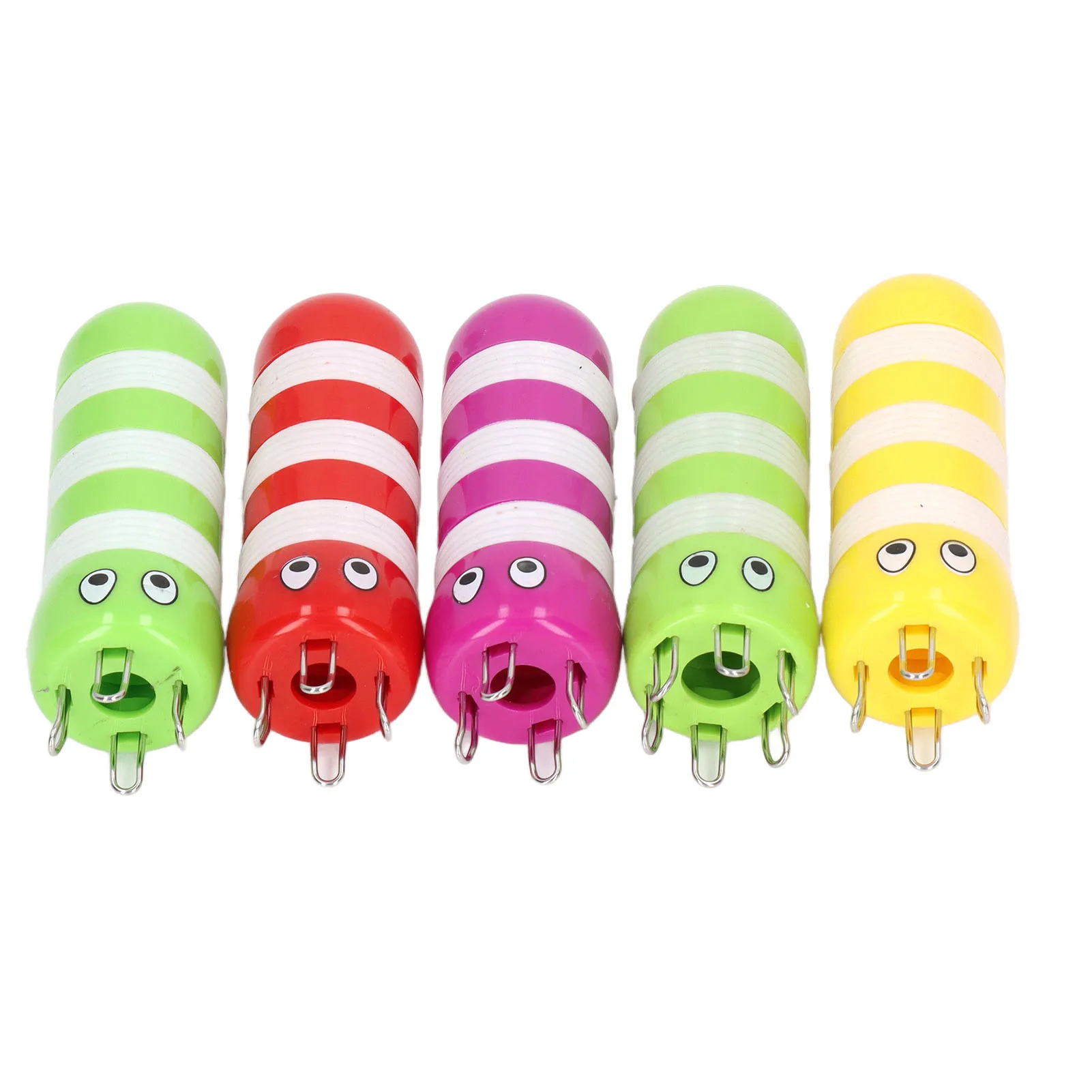 5Pcs Cartoon Bee Shape Knitter Abs Stainless Steel Handy Knitter Sweater Scarf Carpet Knitting Tools Bee Shape Knitter