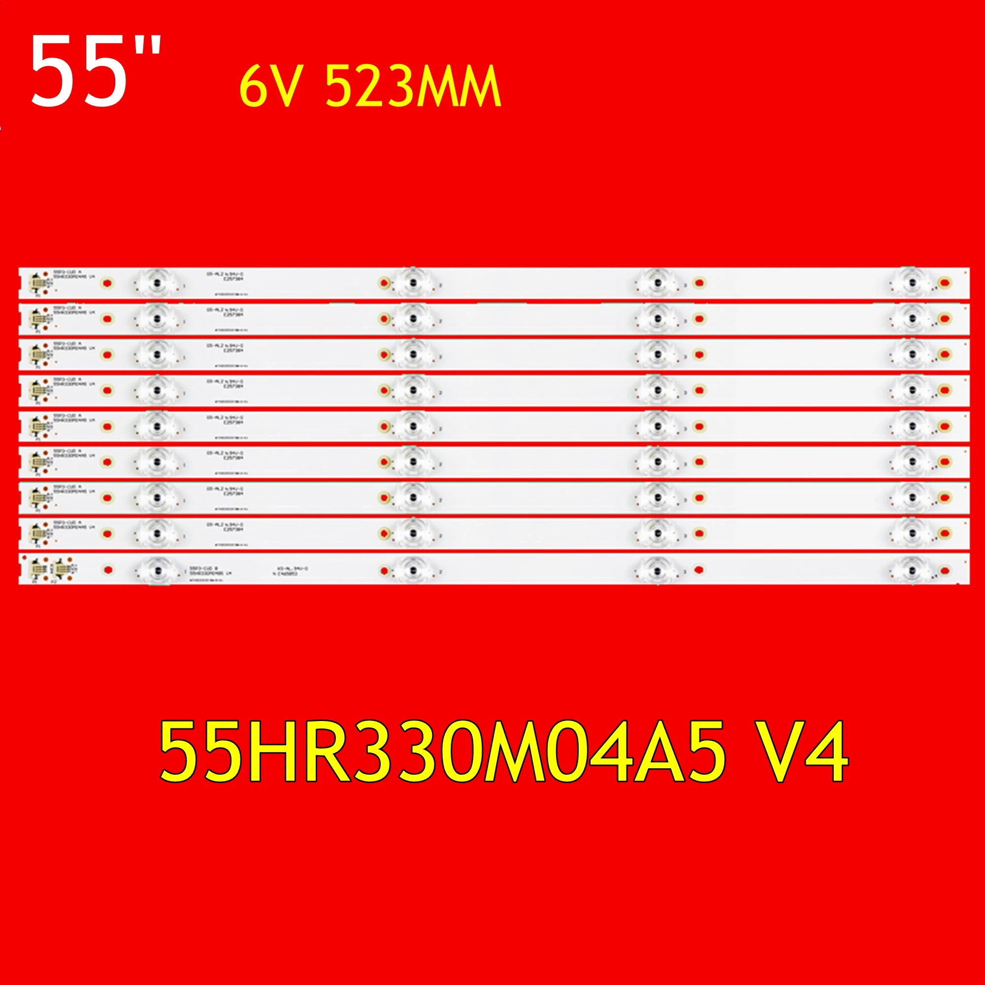 

Светодиодная лента для 55P3 55N3 55V1 55P3F 55A880C 55A950C 55U6780C 55M2CU 55BC7600 U55P6096 55UC6596 55HR330M04A5 55HR330M04B5 V4