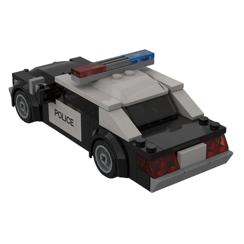 MOC-234883 Retro Police xxCar Building Block City Defender Model Brick Set Creative Gifts Children's Surprise Toys 133PCS