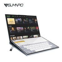 YSJMNPC 16 inch Dual Screen Touch screen Notebook Intel Core i7-1260P i5-12450H 2*DDR4 M.2 SSD Double Screen Laptop Computer