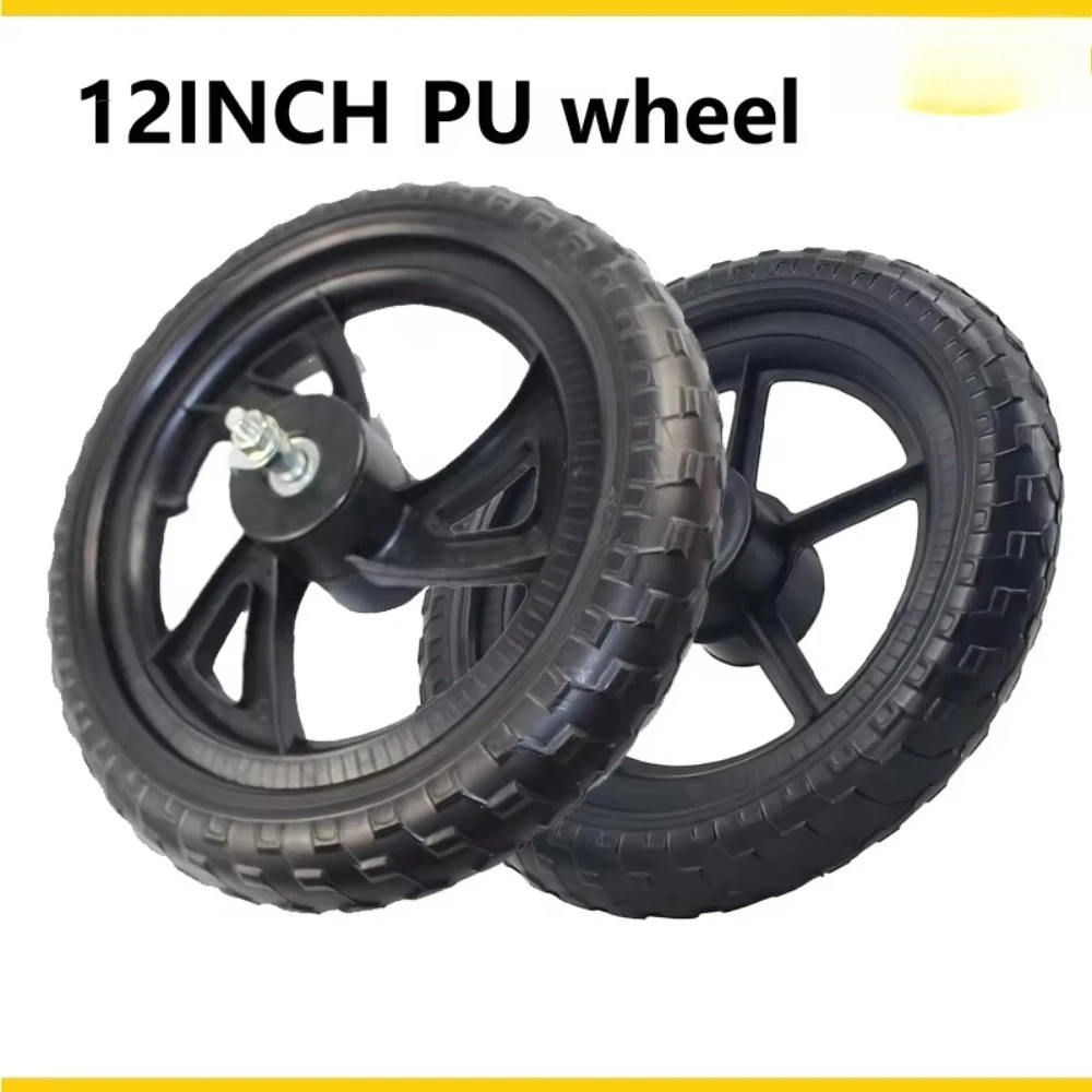 27CM Wheels, High-Quality 12 inch Solid Wheels, Balance Car, Sliding Non Inflatable Front and Rear Plastic