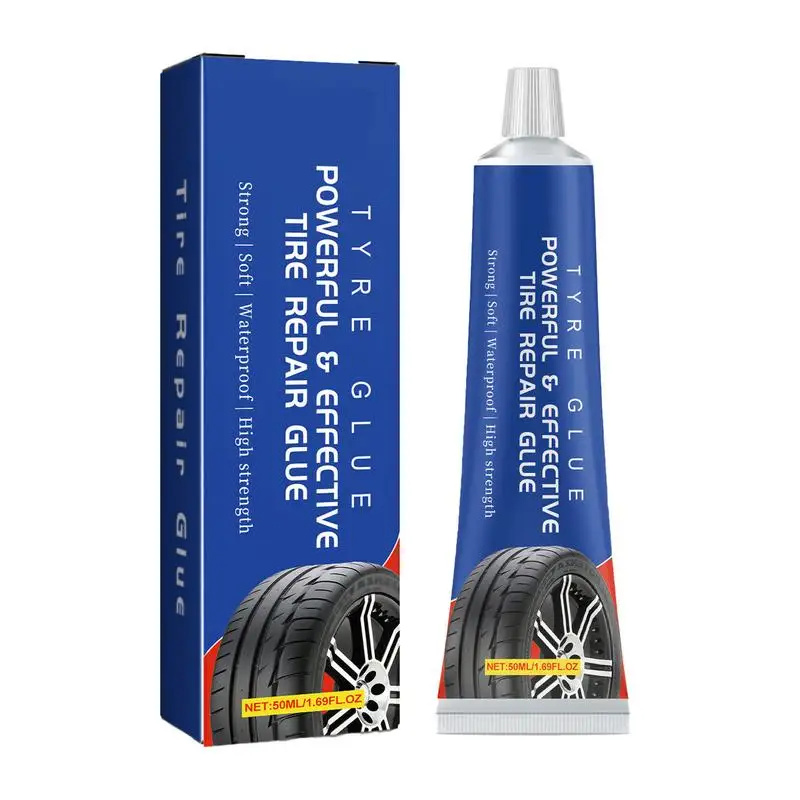 50ml Car Tire Repairing Glue Motorcycle Bicycle Tyre Inner Tube Puncture Repair Tools Bike Trye Tire Patching Repair Glues