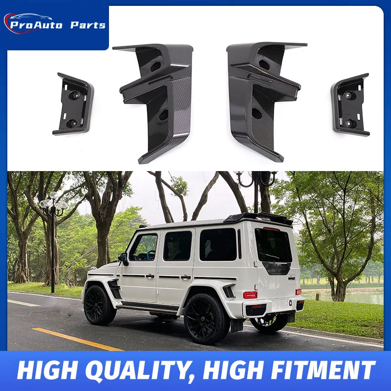 

Сухой карбоновый вентиляционный отверстие в стиле B подходит для Mercedes Benz G-Class W464 Wide Body Kit G800 Сухой карбоновый боковой вентиляционный отверстие W464