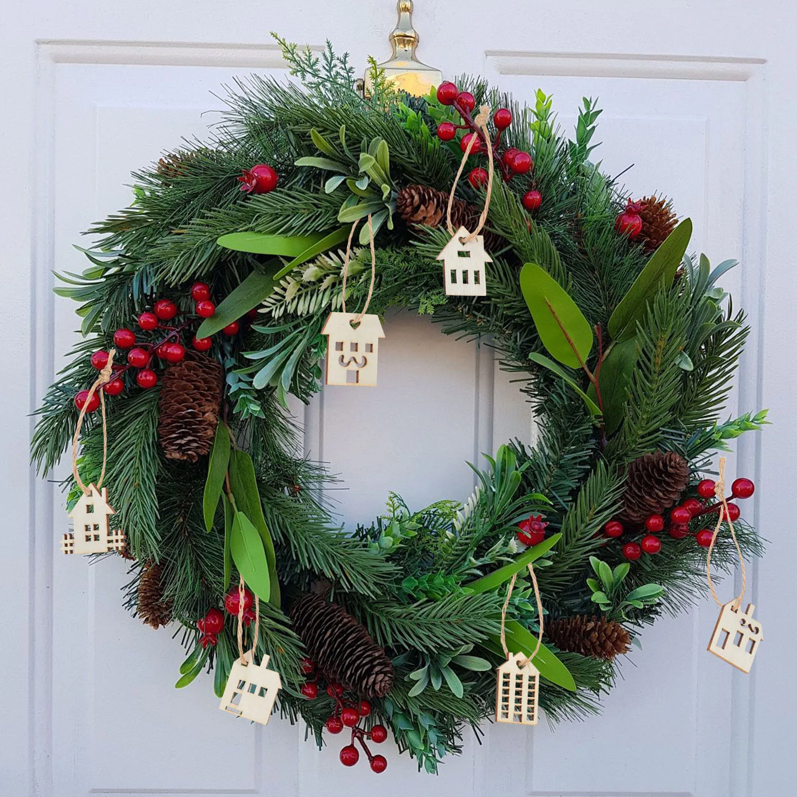 

100Pcs Wooden Graffiti Slices DIY Unpainted Wood Chips Creative Hand-Painted Crafts for Art Projects