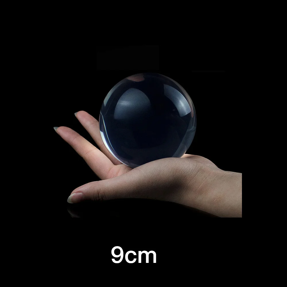 7cm/9cm/10cm Juggling Crystal Ball Acrylic Material 100% Transparency Professional Manipulation Accessories