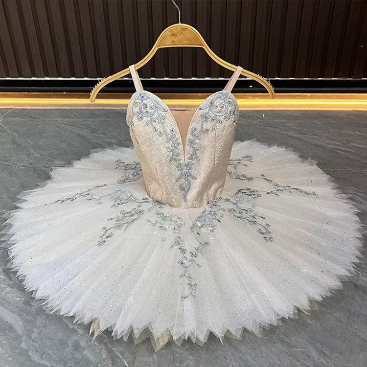 

Summer Stage Adult Ballet Leotards Woman Dresses Elegant Ballet Skirt Dance Costumes Ballerine Women Dress Tutu Clothes