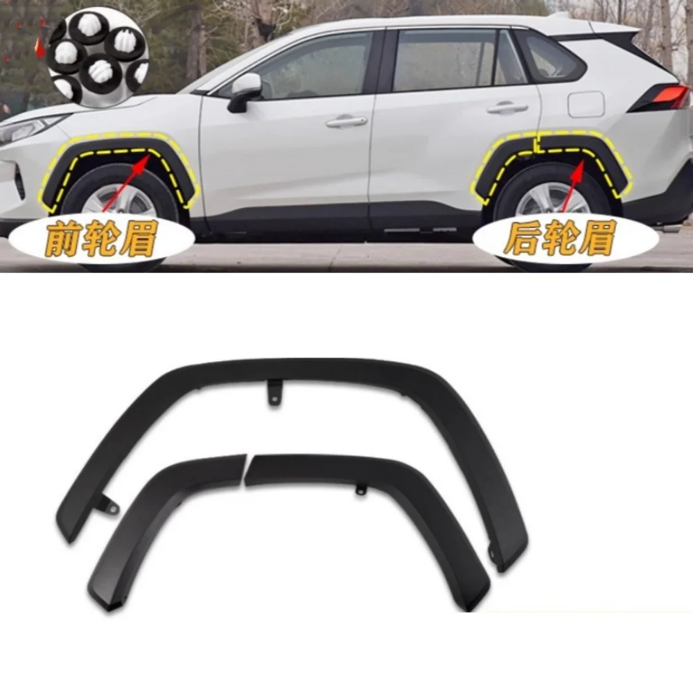 

Car Wheel Eyebrow For Toyota RAV4 2020 2021 2022 2023 Protector Sticker Trim Fender Flare Anti-scratch