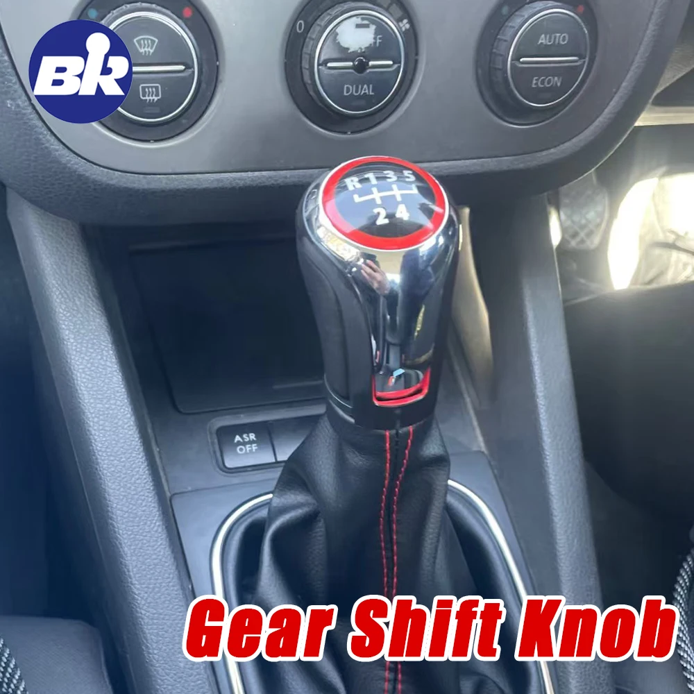 Hot Selling New Products For VW Touran 2003-2010 For CADDY II MK2 2004-2009 5 6 Speed Gear Shift Knob With Leather Boot Cover