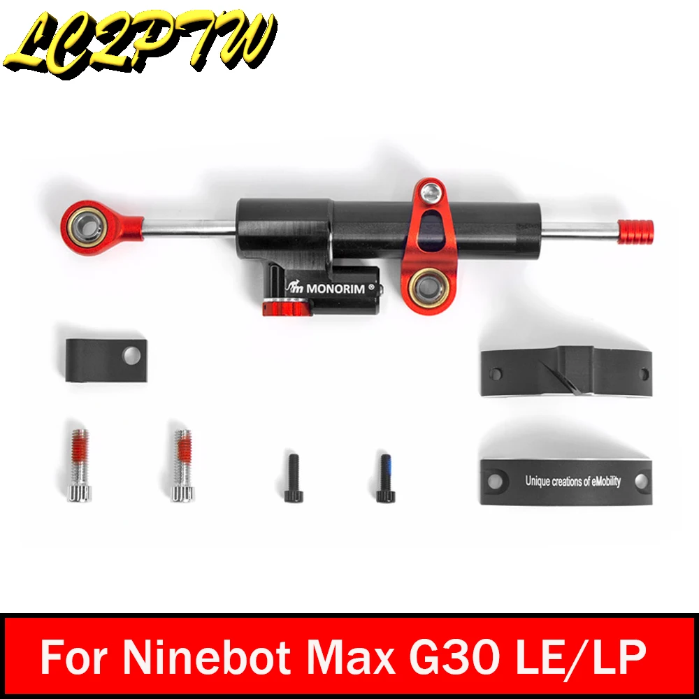 

Monorim Steering Stabilize Damper Safety Control for Segway Ninebot Max G30 LE/LP E- Scooter Shock Absorber Fixed Direction Part