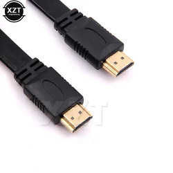 High Quality 30cm Full HD Short HDMI-compatible Cable Support 3D Male to Male Plug Flat Cable Cord for Audio Video HDTV TV