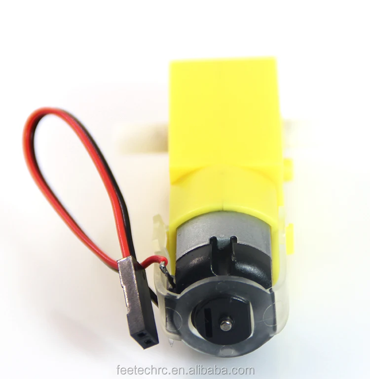 Gear Motor TT Motor + Roda untuk Robot Mobil Pintar Motor DC + Roda Pendukung