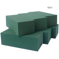 6pcs Valentine's Day flower arrangement foam, suitable for flower shop, birthday, wedding party flower arrangement