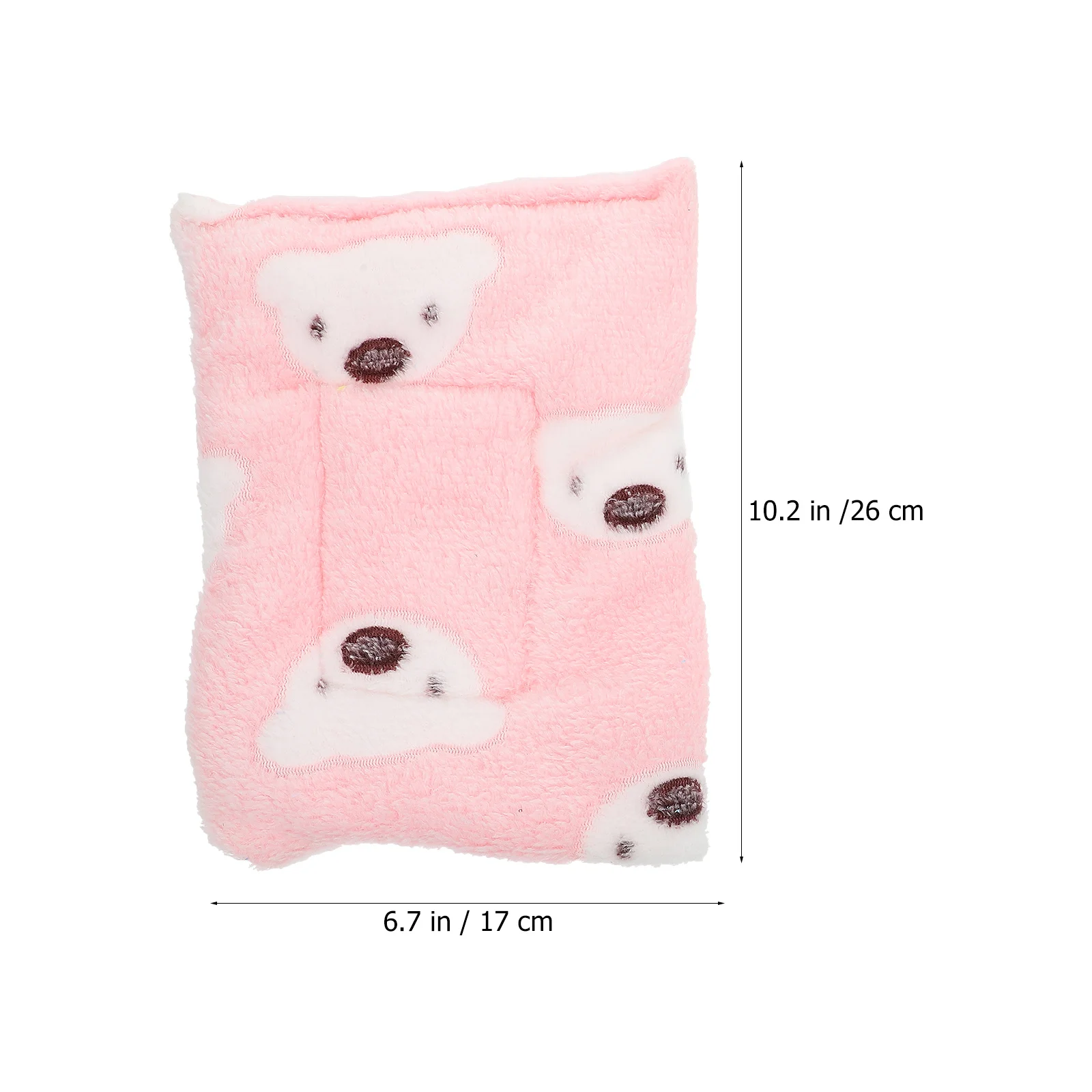 

2Pcs Pet Sleeping Pad Small Animal Nest Cushion Soft Warm Hamster Bed Mat Winter Rest Mat for Guinea Pig Hedgehog Squirrel