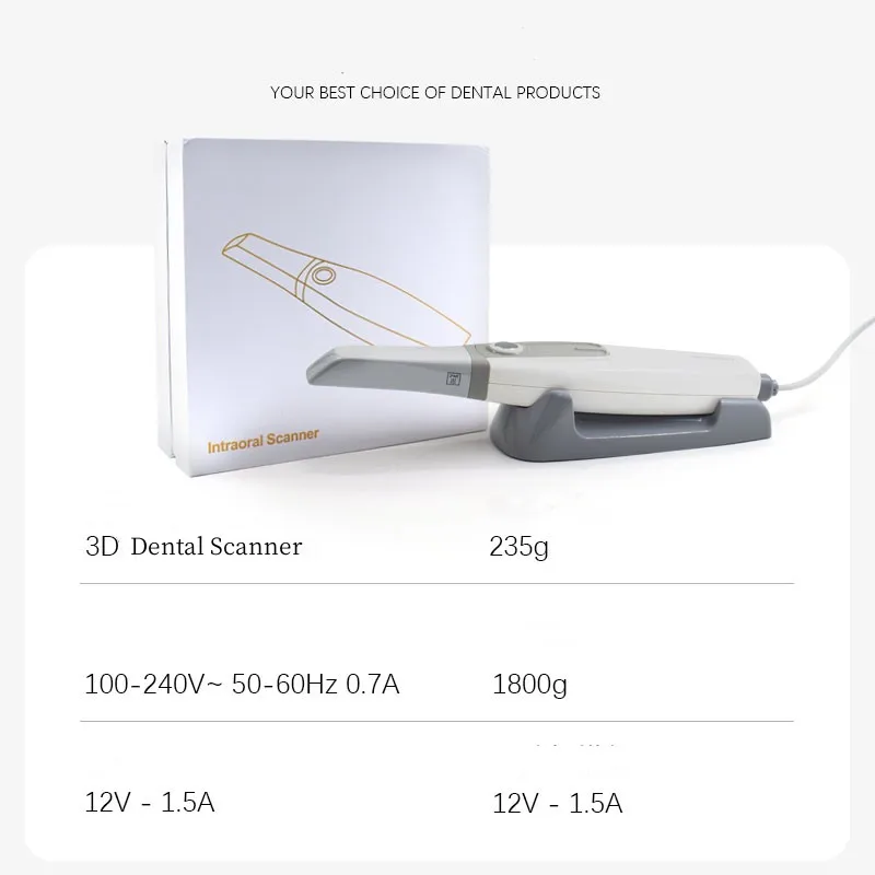 JUMTOP Dental 3D Intraoral Scanner with Software Digital Implant Orthodontics Restoration