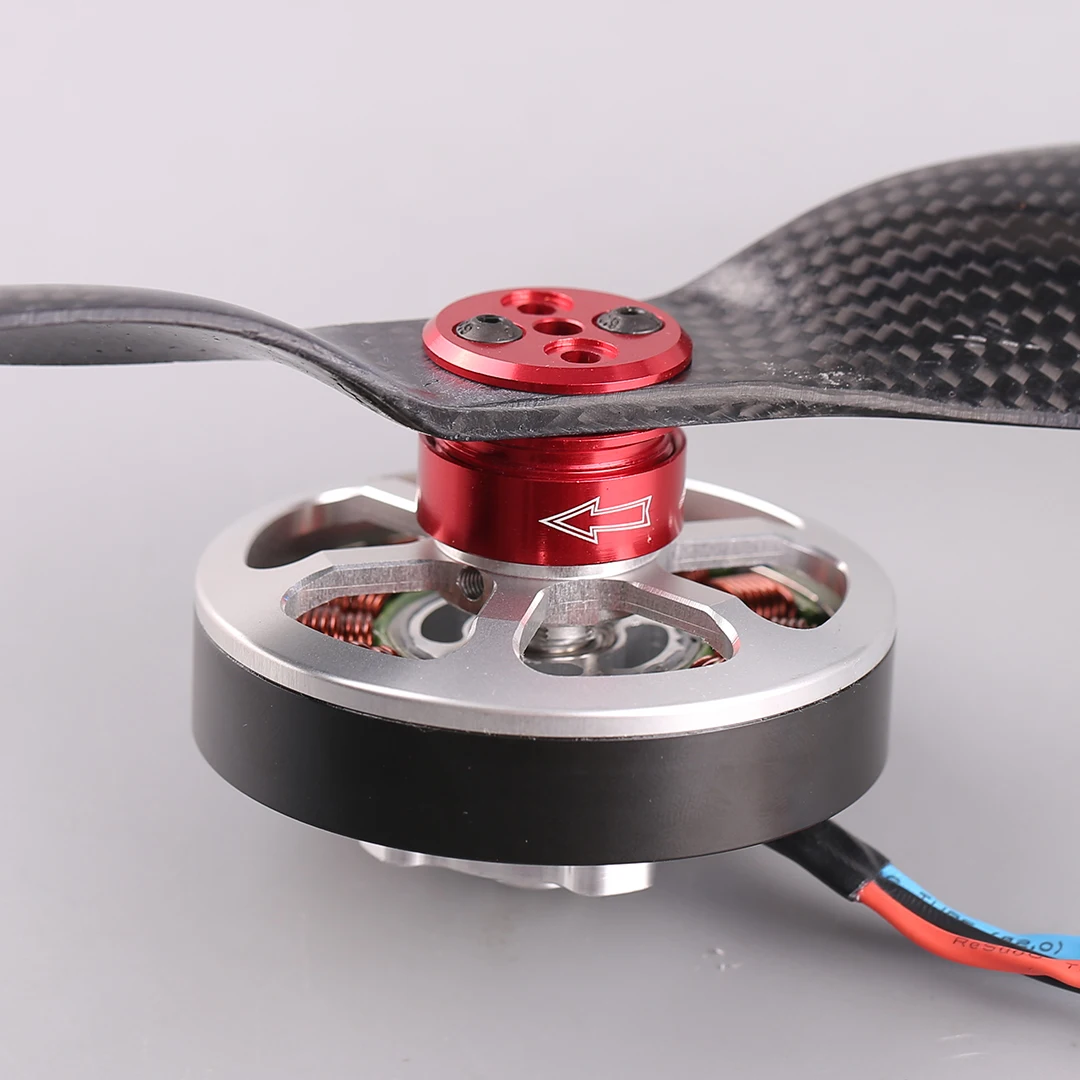 Mayatech Large Thread Aluminum Round Quick Release Propeller Seat CW CCW Propeller Adapter for UAV for 12-18 inch Propeller