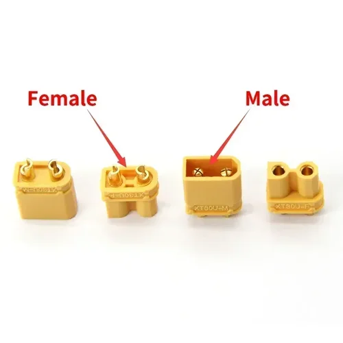 Imagen 2 del producto Conector serie XT XT30U XT60 XT90, traje de Terminal de soldadura tipo bala para batería de polímero de litio RC, modelo de avión, accesorios